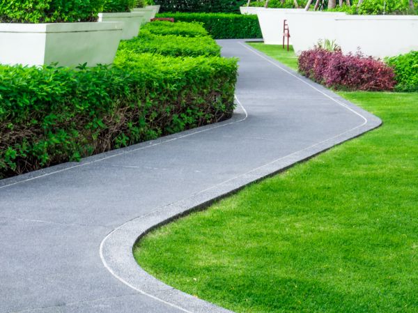 Walkway Curb Installation in Cary