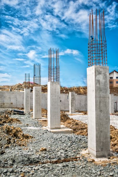 Concrete Footer Pouring in Cary