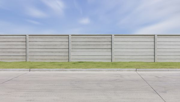 Concrete Fence Installation in Cary