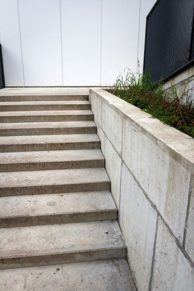 Cement Stair Installation in Cary