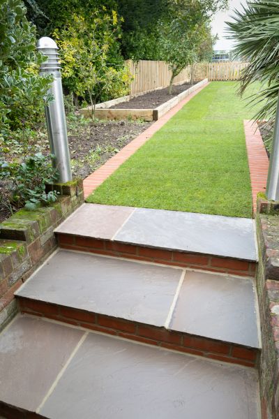 Backyard Steps Installation in Cary
