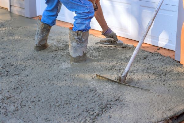 Driveway Slab Construction in Cary
