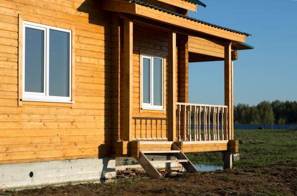 Cabin Footing Construction in Cary
