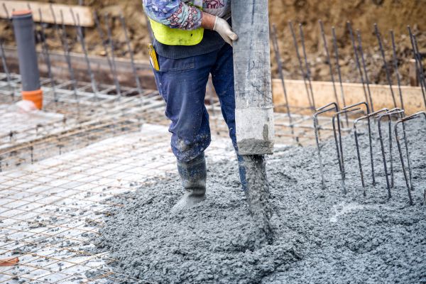 Cabin Foundation Pouring in Cary