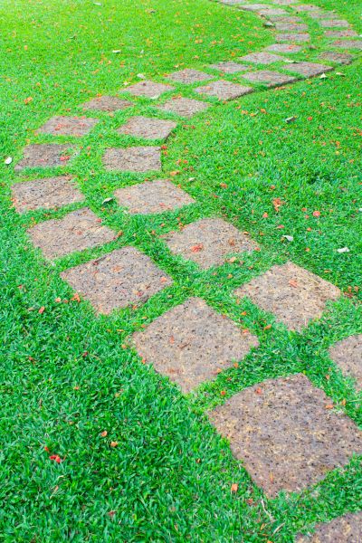 Backyard Pathway Construction in Cary